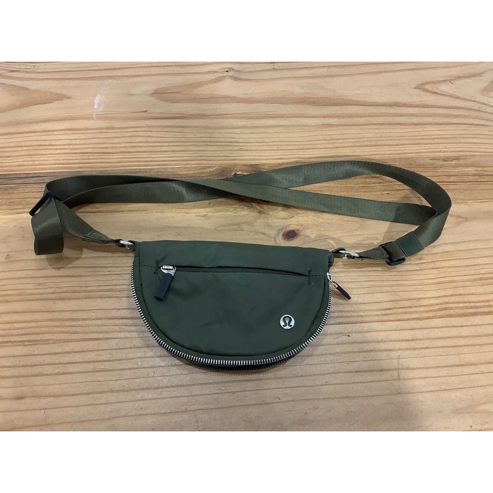 Lululemon All Night Festival Bag Micro Olive Green Crossbody Belt Bag